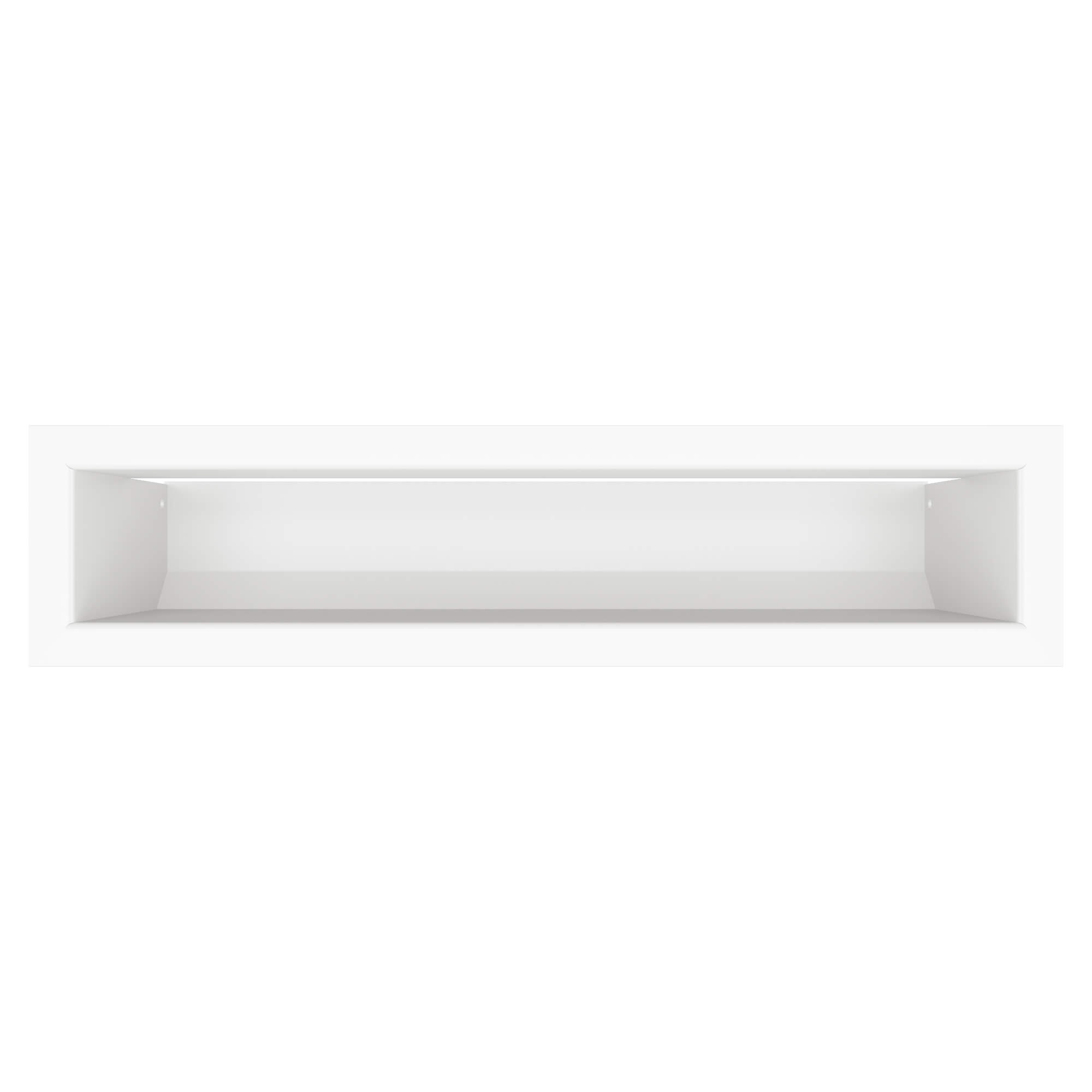 Вентиляційна решітка для каміна SAVEN Loft 90×400 біла (2)