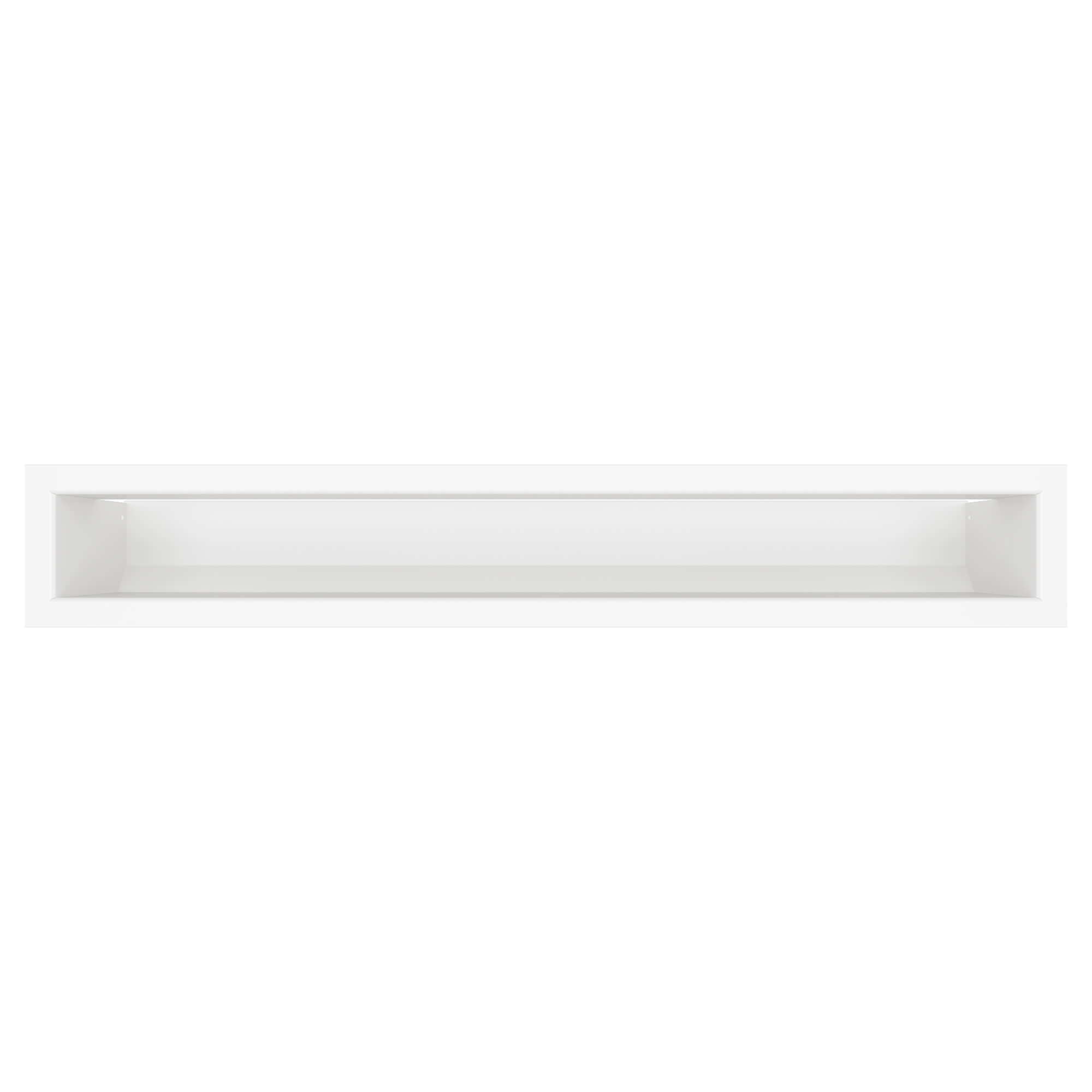 Вентиляційна решітка для каміна SAVEN Loft 90×600 біла (2)
